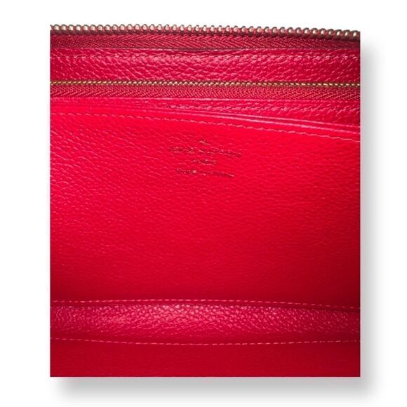 Louis Vuitton Red Empirente Long Zippy Wallet - Picture 7 of 10